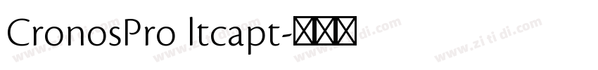 CronosPro ltcapt字体转换